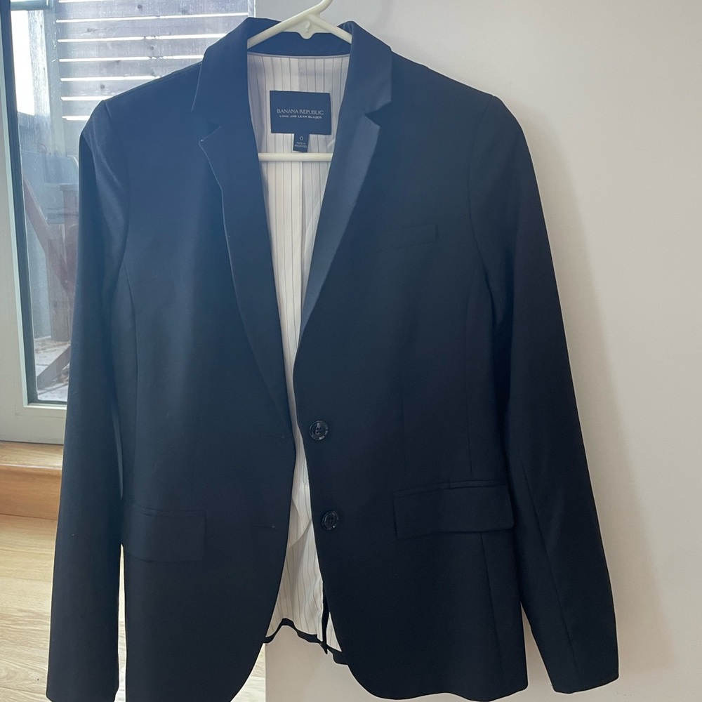 Black Blazer by Banana Republic